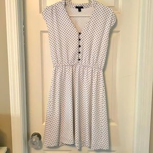 Jacob - White Polka Dot Dress - Size XS